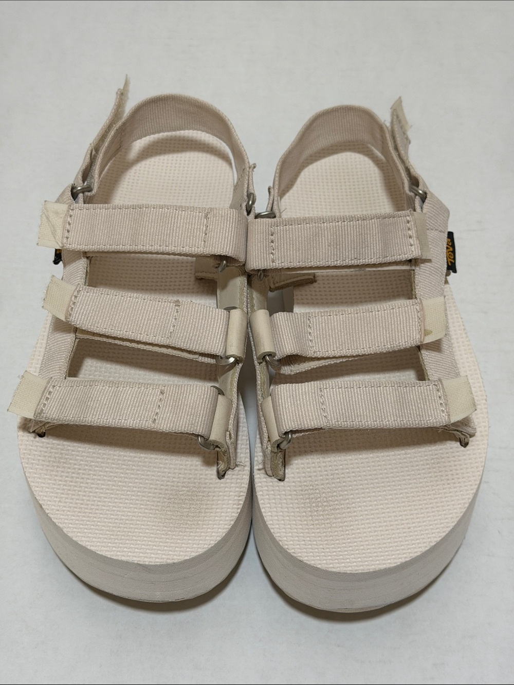 Teva Flatform Three Strap Sandals - Women’s Size 9